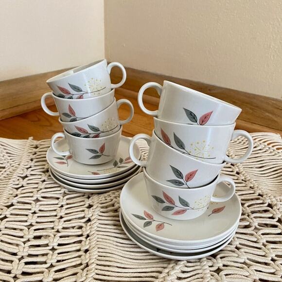 RARE Replacement VTG Springsong by Franciscan 1 Teacup and Saucer Set 2 Pieces - Picture 7 of 7